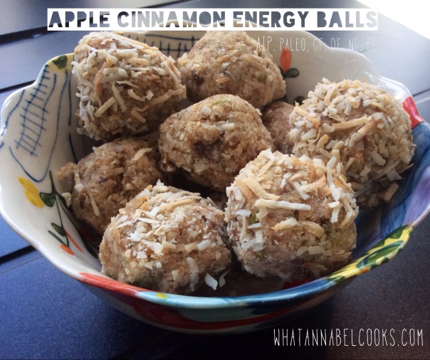 apple cinnamon energy balls